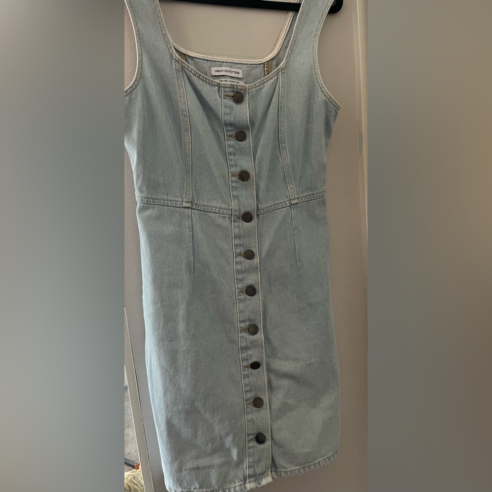 Women's Urban Outfitters Light Blue Denim Jean Dress